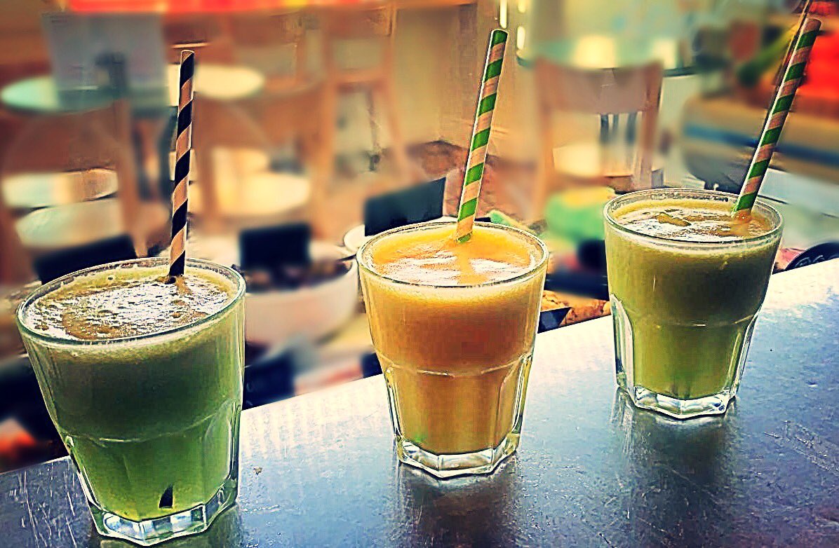 Start as you mean to go on with one of our fresh pressed juices at Picnic. Freshly pressed orange juice, apple juice or go crazy &amp; do half &amp; half. Fabulously fresh, proper pure juice. OPEN TODAY until 4pm.