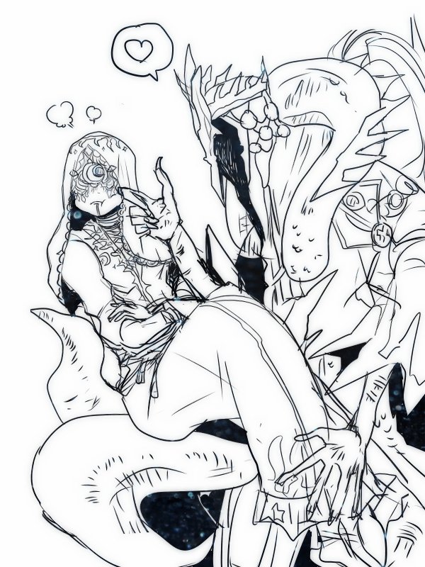 di5_666's tweet photo. うちは海神様✕げっそちゃんですよろしくおねがいします（過去絵で描いた気になるひと） https://t.co/fZysaafuvA