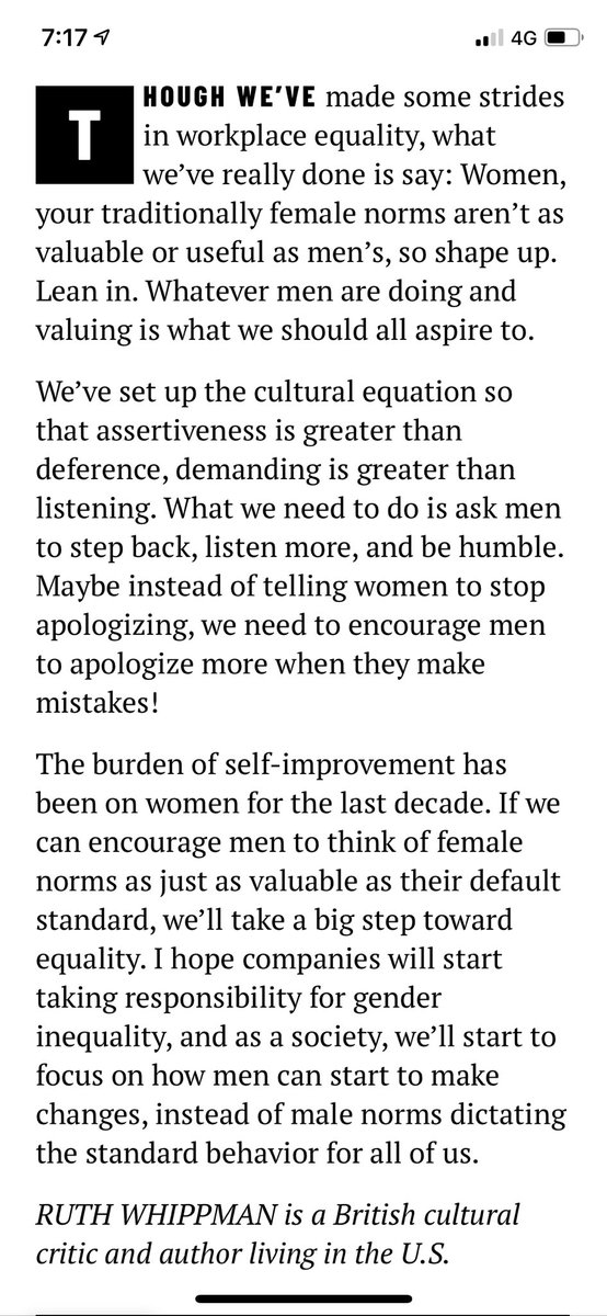 ”Lean back, listen more and be humble.”