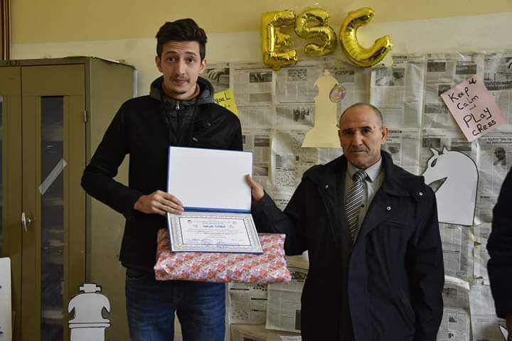 escofficial05's tweet photo. King_Of_Chess_Event ♟👑
Congratulations to the winners of the competition 🎉👏 and Best of Luck to the students of "University of Batna 1" and "University of Batna 2" in "THE NATIONAL CHESS COMPETITION " 🏆
#ESClub #SdascsBatna_Hadj_lakhder #2k19 #2k20 https://t.co/pBXIn8PAEk