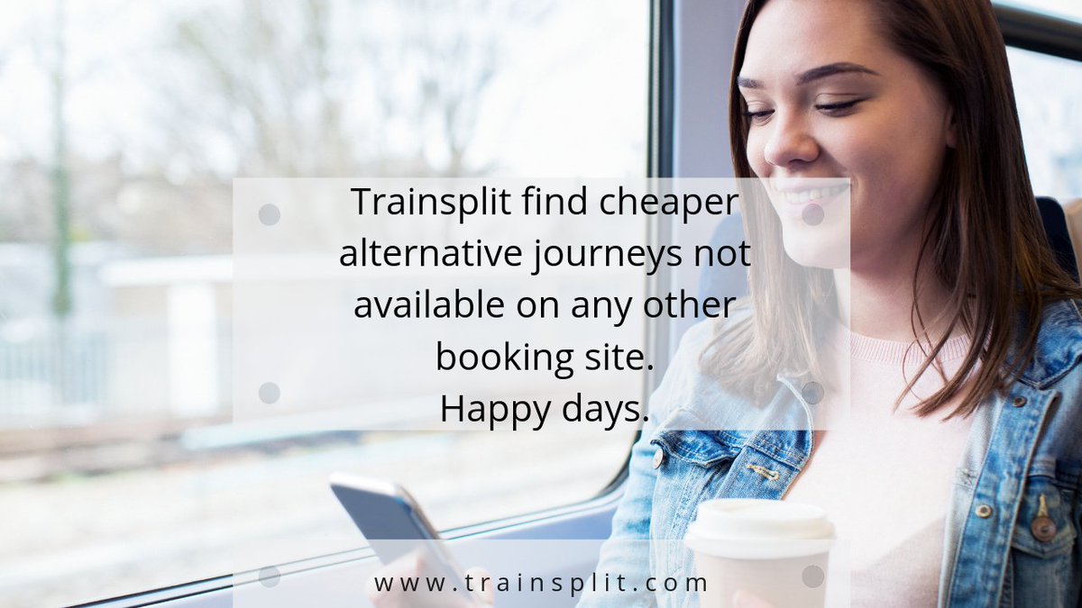 TrainSplit's tweet image. We've been saving customers money since 2014 by finding #splitticketing savings and also savings on alternative journeys other engines do not find. Check out our site and app and see what you can save! #cheaptraintickets #traintickets #traintravel #splittickets #SplitTicketSaving