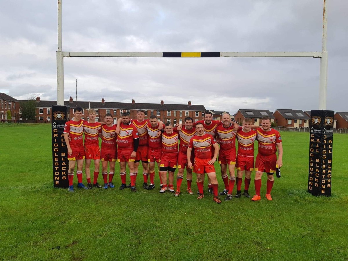Massive achievement for South Yorkshire rugby league yesterday, fielding 2 teams &amp; getting 2 win
1st team winning in cup game at west leeds 10-46 
2nd team winning in league at home against Beeston Broncos 26-22 
<a href="/pennineleague/">Pennine League</a> #southyorkshire <a href="/SheffieldEagles/">Sheffield Eagles</a> <a href="/Doncaster_RLFC/">Doncaster RLFC</a>
