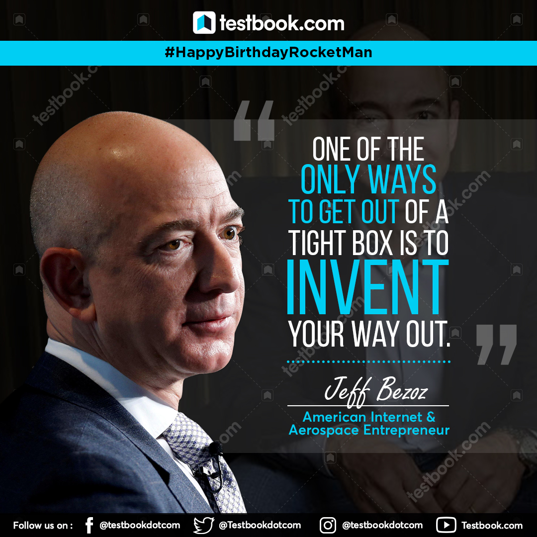 Testbook on Twitter: "Wishing the CEO of Amazon, Jeff Bezos a very happy birthday #JeffBezos #CEO #Amazon #happybirthday #birthday #currentAffairs #upsc #dailycurrentaffairs #upscmotivation #CivilService #CivilServices #governmentjobs #governmentjob ...