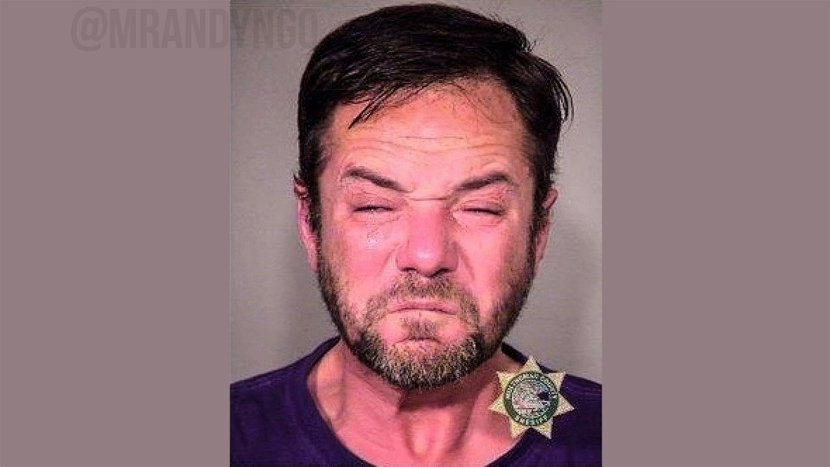 Daniel Lee Garrett, 46, was arrested and charged with disorderly conduct in the second degree at an antifa riot in Portland in November 2016. Garrett was arrested three times within a span of three weeks in late 2016. More details:  https://www.patreon.com/posts/33082604   #AntifaMugshots