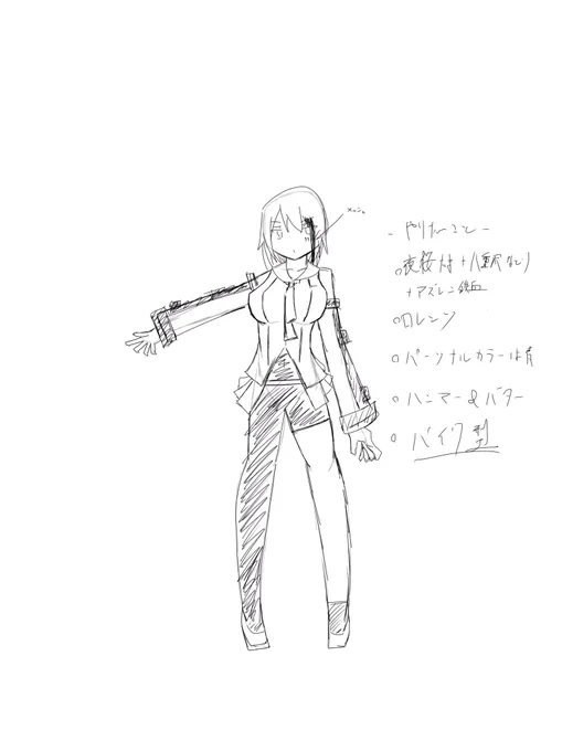 オリジナルのFA:G作る時いつもコンセプト描いたり簡単な設計図描いてます
1枚目が今度作る予定のやつで2枚目が過去に作ったやつ3枚目は2枚目に紛れてた初描きたま会長とピノ様(確か去年の2月くらい) 