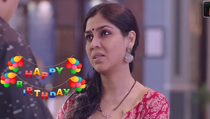  Happy birthday to you sakshi tanwar    