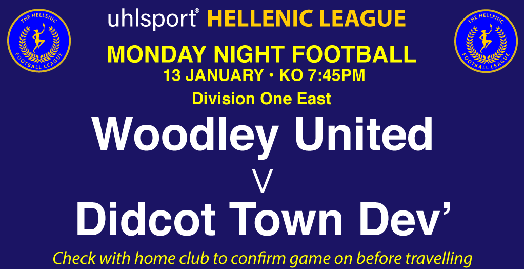 HellenicLeague's tweet image. #hellenicleague MONDAY NIGHT FOOTBALL
@WoodleyUtdFC v @DTFCDevelopment