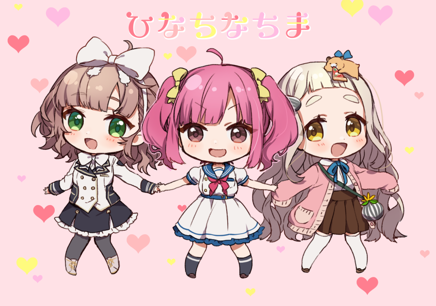 「過去絵ひなちなちま～
#ひなちなちまART 」|山吹色のイラスト