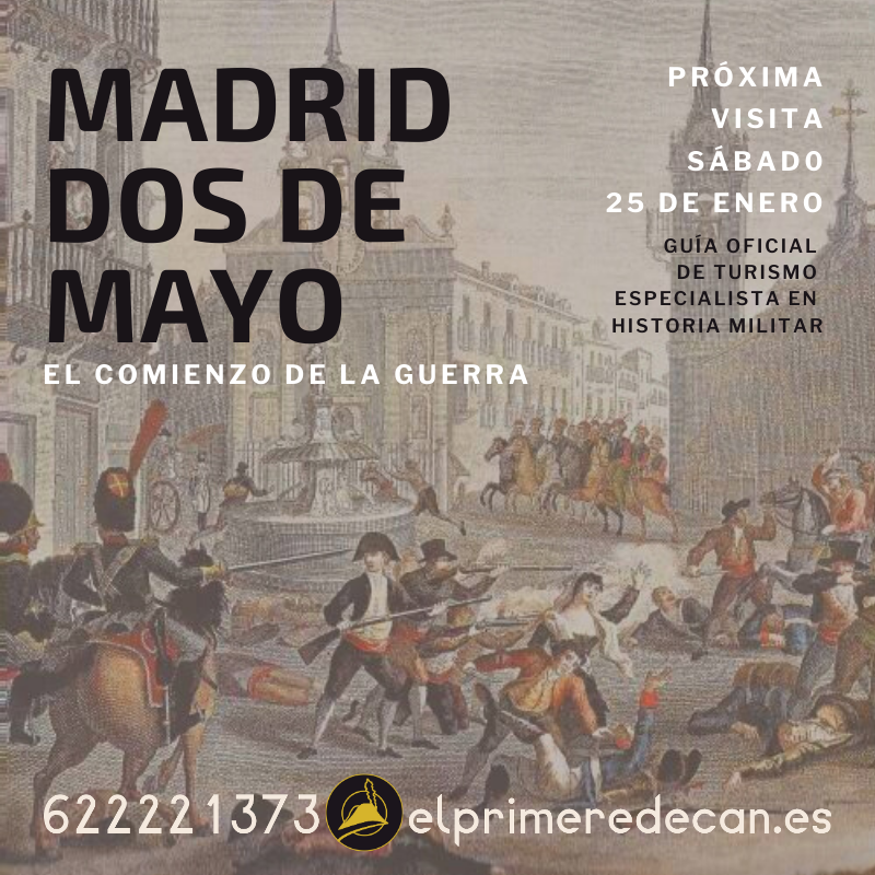 elprimeredecan's tweet photo. ¡Dos de Mayo!

Un campo de batalla en plena ciudad. Un levantamiento que originó una guerra. Un día por el que se otorgó a Madrid el título de 'muy heroica'. ¿Realmente sabes lo que pasó aquel día? ¡Descúbrelo con nosotros este sábado 25!

Apúntate en 👉 https://t.co/ZgbgTT4X4s https://t.co/OX7pZxssWJ