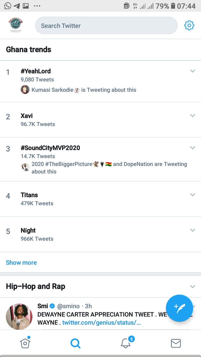 A1Influencers's tweet photo. We mean it when we say we'll help up and coming artistes this year and put them on the Second level
@BOSSBOUNCY #YeahLord is making some gesture trending No.1 in Ghana Trends https://t.co/huPKG3zwPV