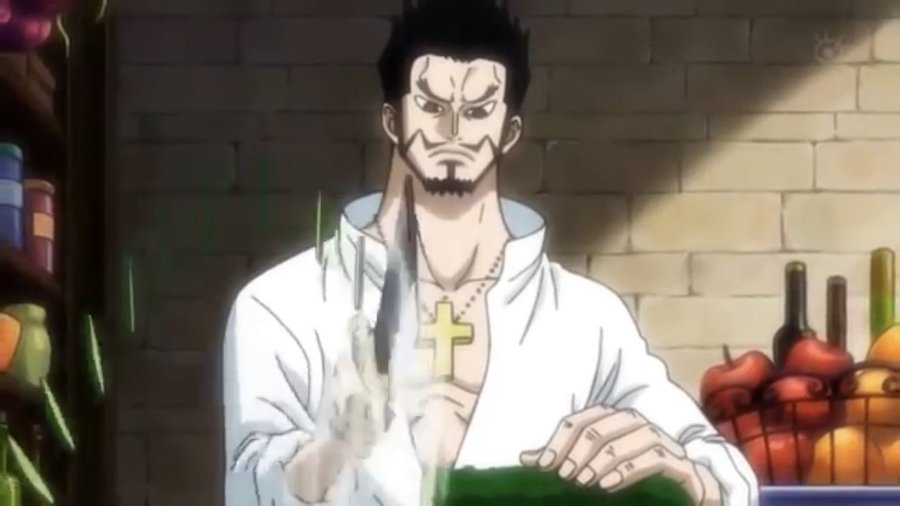 ワンピース ミホークの好きな食べ物とは おにぎりやたこ焼きが好き 料理はできる