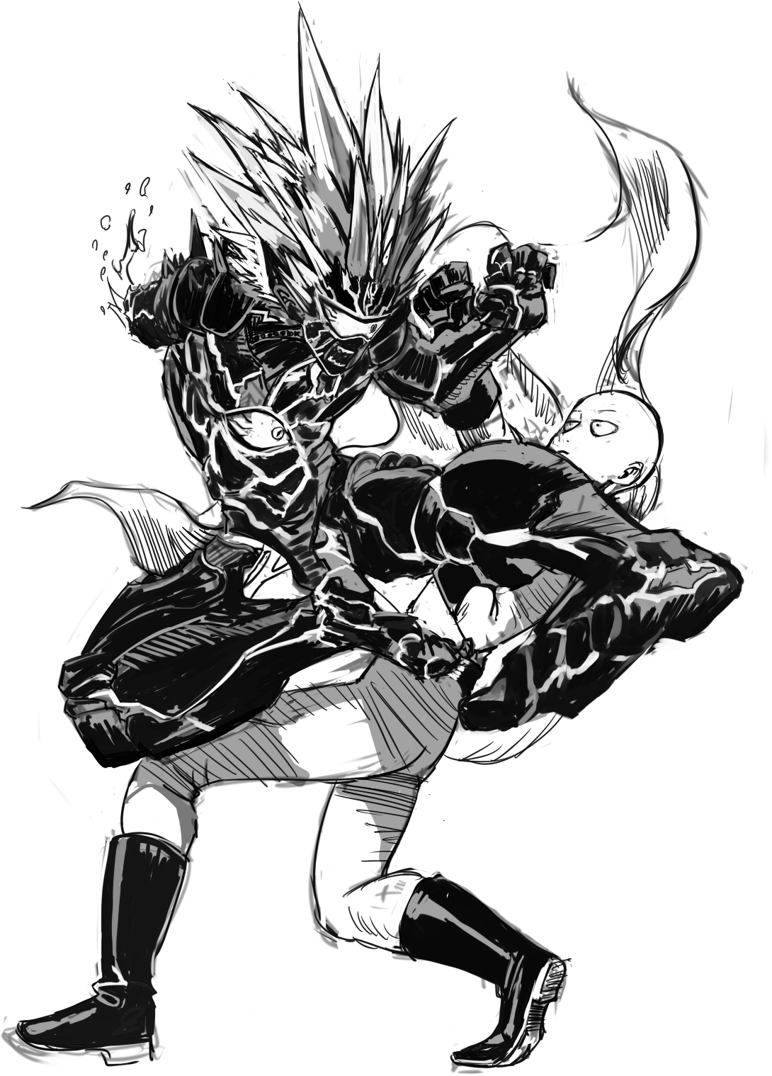 たか ワンパンマン模写 ボロス サイタマ あとでもう少しクリンナップしようと思います 村田先生のイラストはとても勉強になります ワンパンマン サイタマ ボロス T Co Gvlr0dnaxq Twitter