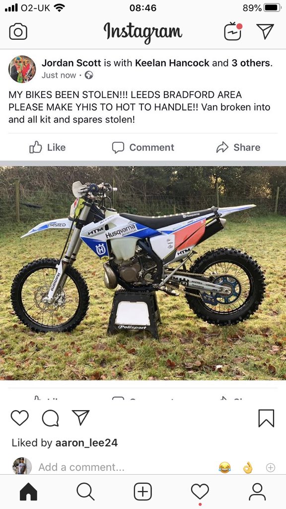 Please share this and get this bike back...
