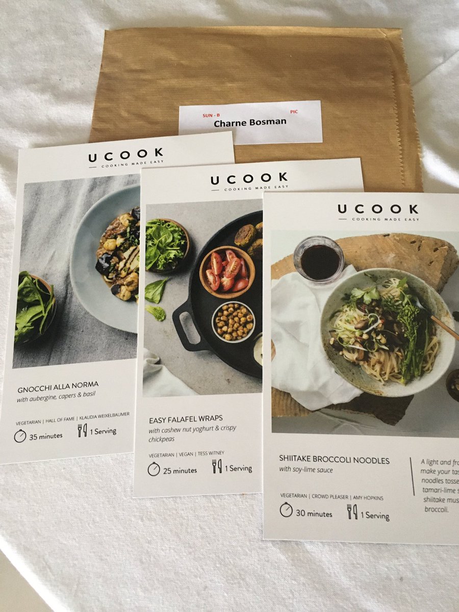 charnebosman's tweet photo. Wow!! This is so exciting!! I just recieved my first @UCOOKSA meals! I canโt wait to try this out in the next week! #cooking #healthydishes #runnersfood https://t.co/3sZec3Kf7a