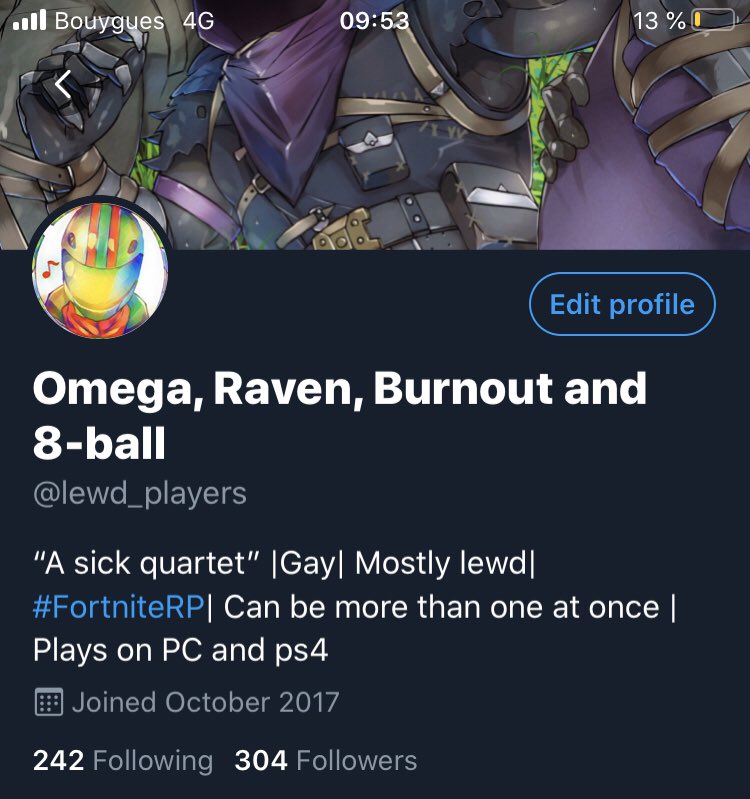 Omega, Raven, Burnout and 8-ball on Twitter: 