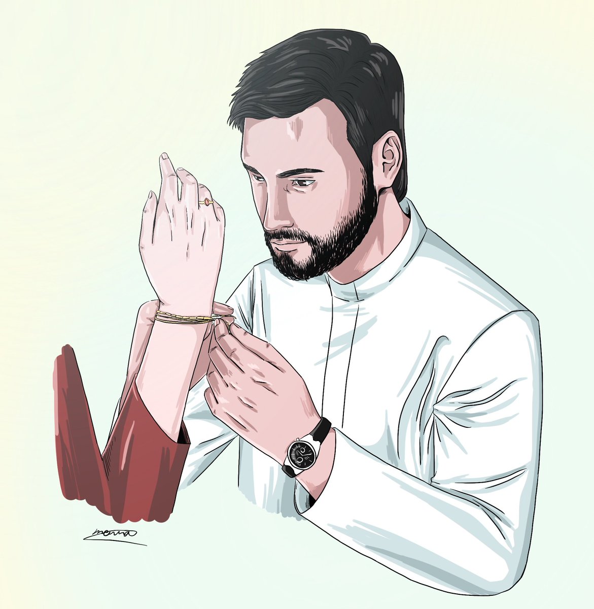 MennaIHart's tweet photo. Commission!! ☺
#digitalartworks #digital_art #digitalillustrations #digitalpainting #paintingart #paintingsoncanvas #procreateart #procreatepainting #procreateillustration #procreateapp #comics #comicstyle #comiccoloring #man #womanhand #commission #commissionedart https://t.co/7wD3PMHvWs