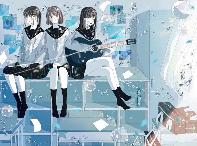 #私はこんな仕事がしたい
 #関係者に届くまでリツイートされ続けると聞いて 
爽やかなイラストを描きます

動画の1枚絵、表紙、ジャケット、グッズなど…
お手伝いさせて頂けることがあれば是非? 