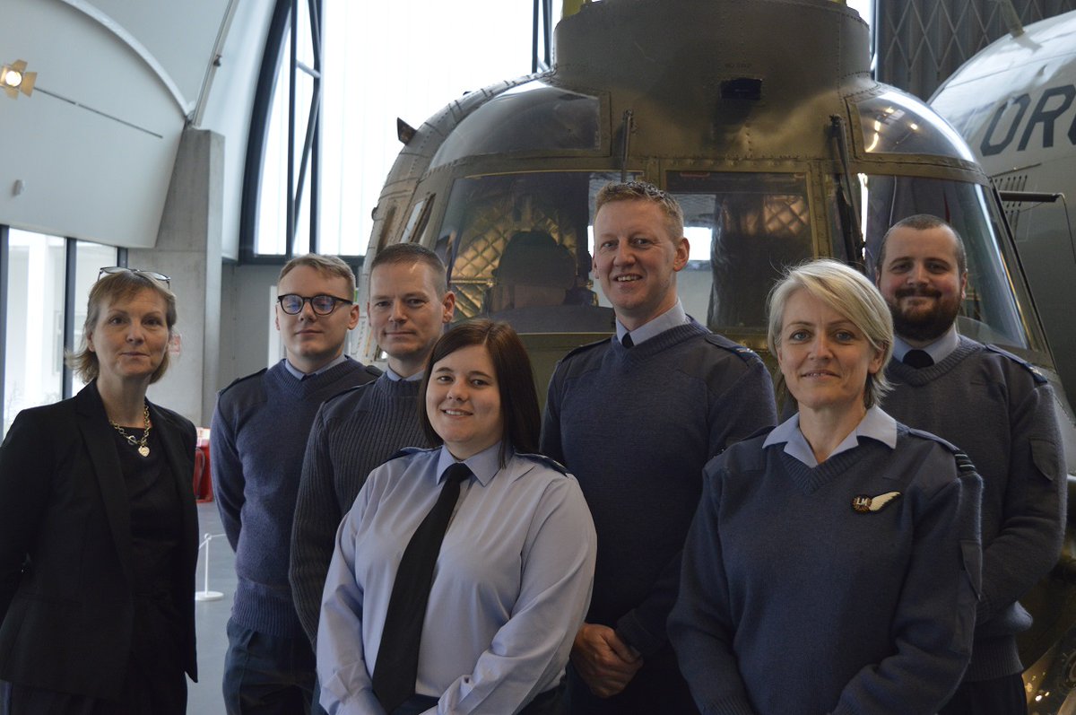 With Karen Whitting, RAF Museum Director of Content and Programmes