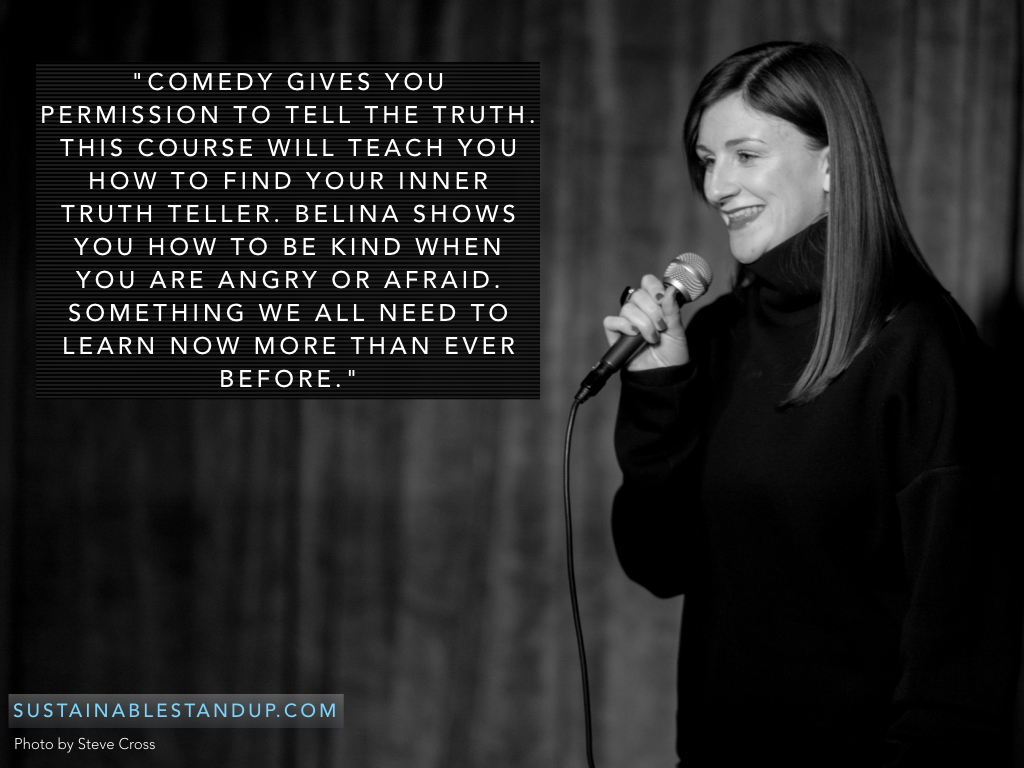 Find your inner truth teller and learn how to be kind when you are afraid.  Next #London course starts 4 Feb.  Next #Canberra  course starts 10 Feb. Book your place now. Details at sustainablestandup.com/#courses