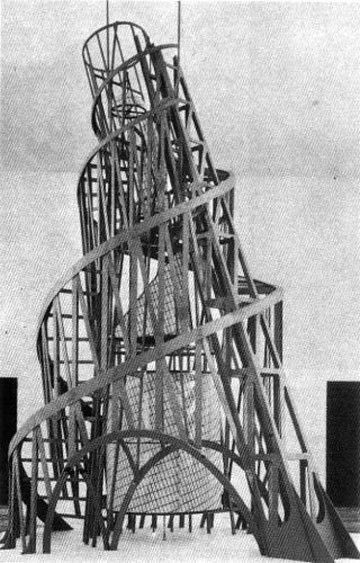 Michi En Twitter 第3インターナショナル記念塔プロジェクト1922byウラジミールタトリン