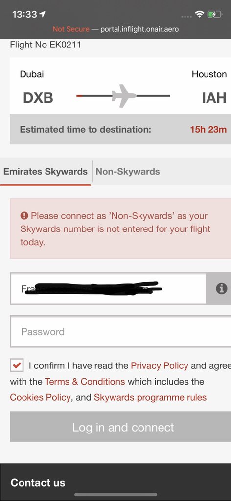 FBuccino's tweet photo. Cherry on the pie @EmiratesSupport: thank you for not adding my Skywards number to #EK211 #EK8211 and make me pay 16$ for a service I should have for free as a Gold member.
Can you please AT LEAST refund me? Thank you
#WorstFlightEver #27HoursDelay https://t.co/SJJLqrJQ0C