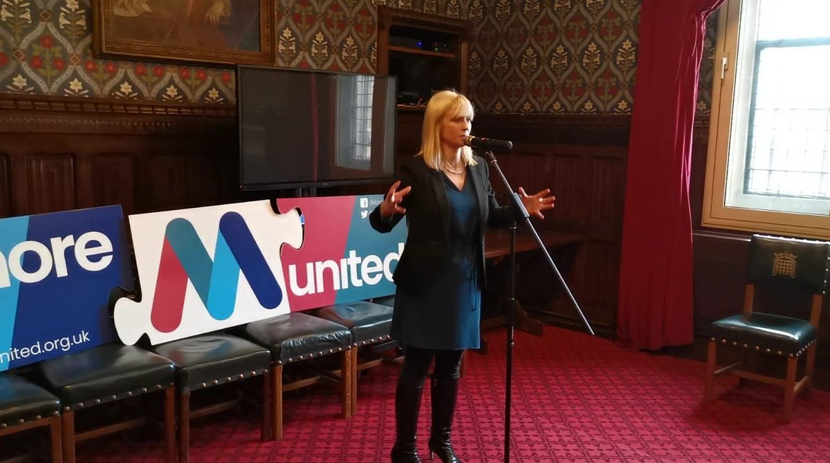MoreUnitedUK's tweet photo. This #Weekend our team are thinking back to our first #MUNetwork meeting: @RosieDuffield1 and our CEO @TabithaMortonWE spoke out against party tribalism, focusing instead on our #CommonGoals 👥 🙌 #WatchThisSpace https://t.co/fxYf9FJ1IP