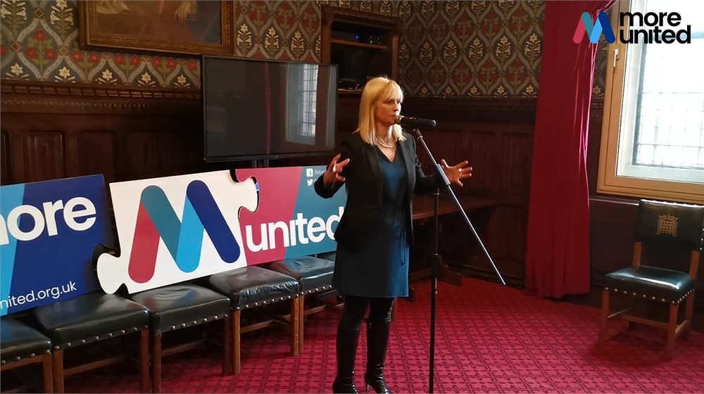 MoreUnitedUK's tweet photo. This #Weekend our team are thinking back to our first #MUNetwork meeting: @RosieDuffield1 and our CEO @TabithaMortonWE spoke out against party tribalism, focusing instead on our #CommonGoals 👥 🙌 #WatchThisSpace https://t.co/fxYf9FJ1IP