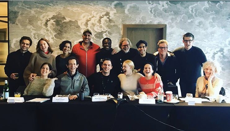 🥀 <a href="/sacha_dhawan/">Sacha Dhawan</a> ‘s photo of our final read through of #TheGreat <a href="/hulu/">Hulu</a> 🥀 What a line up. <a href="/NicholasHoult/">Nicholas Hoult</a> <a href="/ElleFanning/">Elle Fanning</a> <a href="/charitywakefld/">Charity Wakefield 🕷</a> #phoebefox <a href="/bayo_gbadamosi/">BAYO GBADAMOSI</a> @danusiasamal <a href="/Gwilymlee/">Gwilym Lee</a> @sebastiandesouza #adamgodley #tonymcnamara #marianmacgowan @thebelindabromilow &amp; @Dhodgem