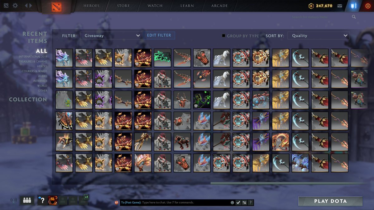 JLL1986's tweet photo. #Giveaway today! https://t.co/wkesMGjinu to enter! You only need to be a follower to buy a ticket! Giving out all these items during a 10h+ #stream! #RT #JLL #Twitch #Dota2 #Skins #TI9 #TI8 #Immortal #ODPixel #Sheever #autograph #rare #ultrarare https://t.co/2cANs2amBs