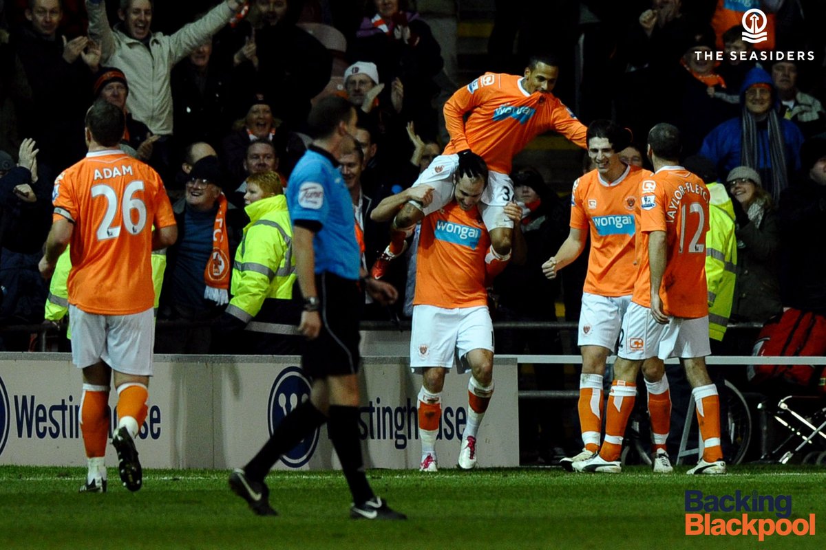 BlackpoolFC's tweet photo. 📸 On this day nine years ago...

Blackpool completed a league double over @LFC, with DJ Campbell and @GTF_12 on target in a 2-1 victory at Bloomfield Road. 

🍊 #UTMP https://t.co/UlattOea7K