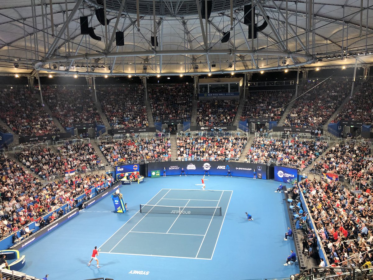 Feels like I’m in Serbia! #ATPCup