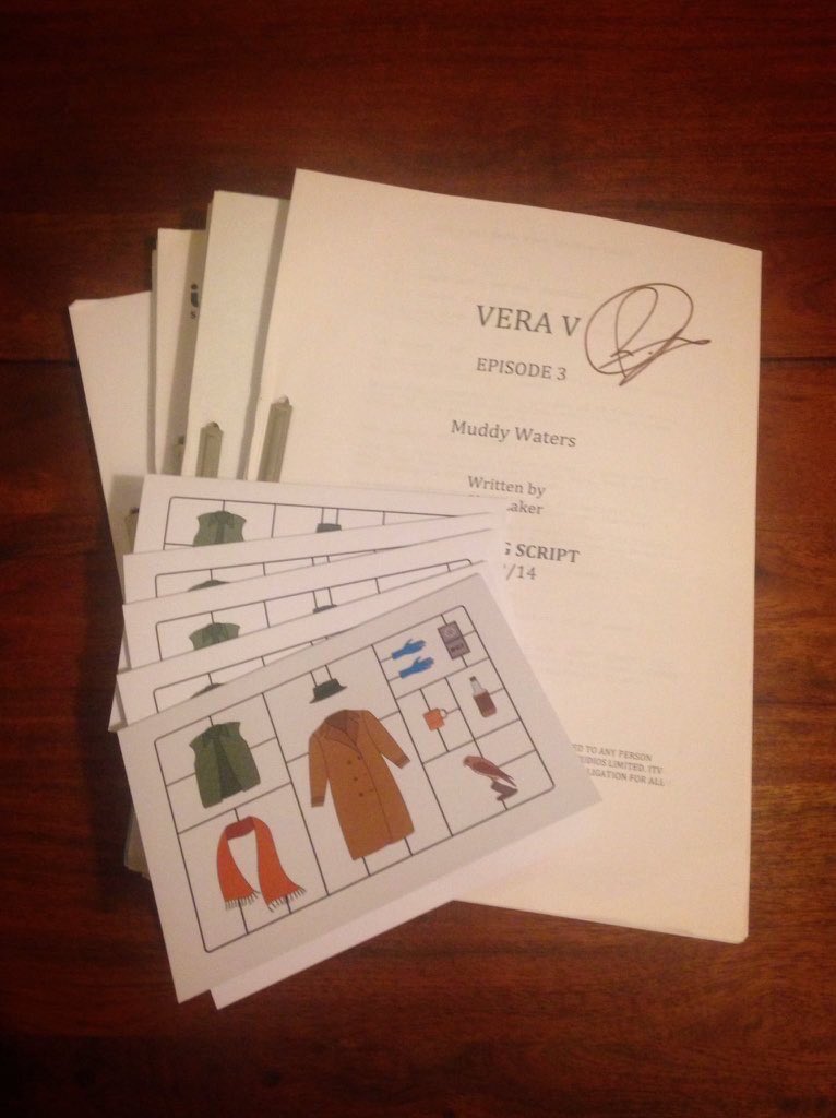 Vera is back on our teleboxes tonight and you know what that means tweeps?! Another signed script giveaway!

Just Retweet and Follow for your chance to win.

I’ll be giving one away straight after each episode. So you’ve got 4 chances of winning! #Vera #Giveaway #WhoDunKnit