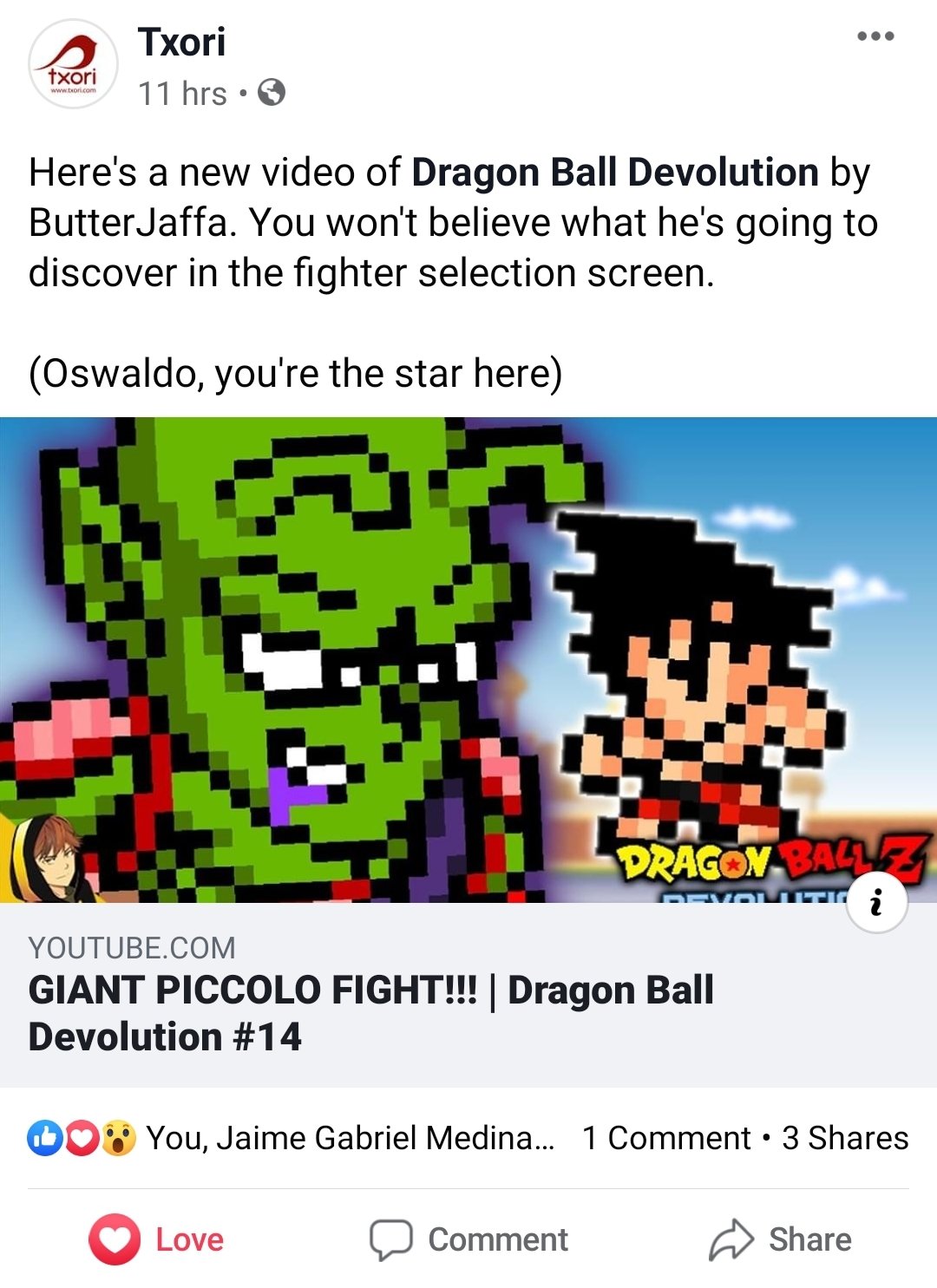 Dragon Ball Z: Devolution Part 1 