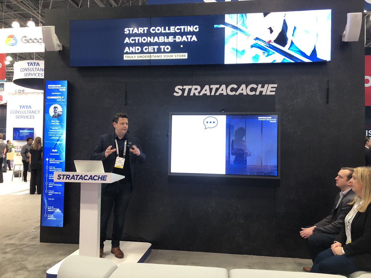 Our very own <a href="/Harry__Horn/">Harry Horn</a> gave his #TransformationTalk today at 10:15 AM! He will present again tomorrow at 9:30 AM in <a href="/STRATACACHE/">STRATACACHE</a> #booth4865! You don't want to miss it! #STRATACACHEfamily #NRF2020