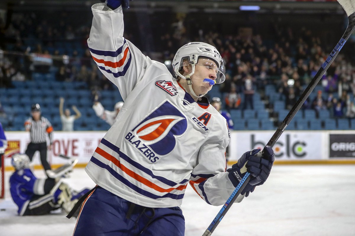 Congrats son <a href="/11_bstuart/">Brodi Stuart</a> on your 100th regular season career point in <a href="/TheWHL/">Western Hockey League</a> last night . Very proud of you ! <a href="/blazerhockey/">Kamloops Blazers</a>