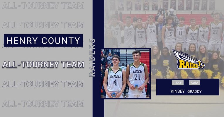 CONGRATULATIONS Jakeb Kinsey (@jakeb_kinsey) &amp; Kam Graddy (<a href="/kameron_graddy/">Kameron Graddy</a>) on being selected to Henry County All-Tourney Team. Could have been number of guys selected, keep working hard! #UnfinishedBusiness