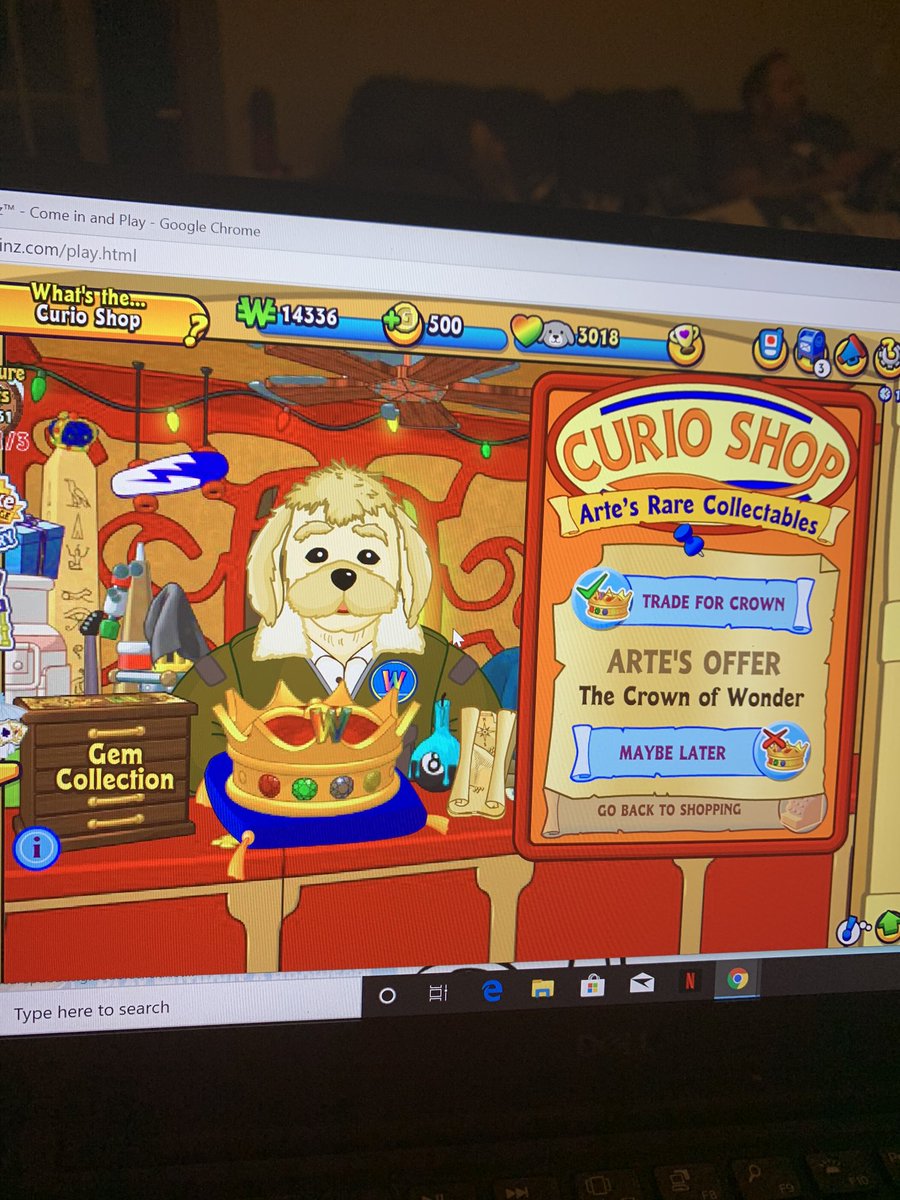 BrenyaLynn's tweet photo. 12 years ago I made a Webkinz account as most six year olds did. Today I finally received the Legendary Crown of Wonder. I would like to thank my friends and family for their support, feels good to prove my haters wrong. https://t.co/jRw1dcuWgz