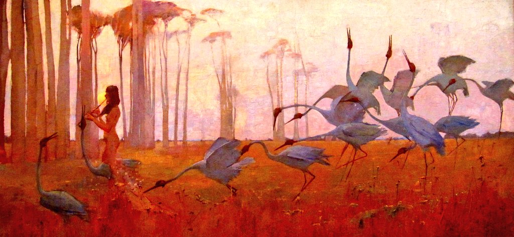 1. “Spirit of the Plains", Sydney Long. 1897.