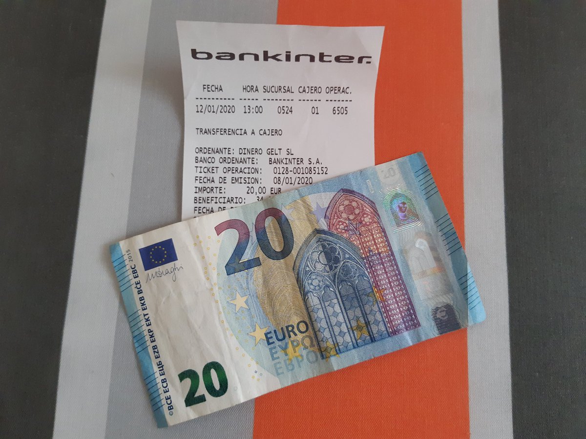 MaribelParent's tweet photo. Mis primers 20€ gracias a @GeltApp #dineroNocupones #repartiendoalegrias #geltapp #gelt https://t.co/xLpzZASfR3