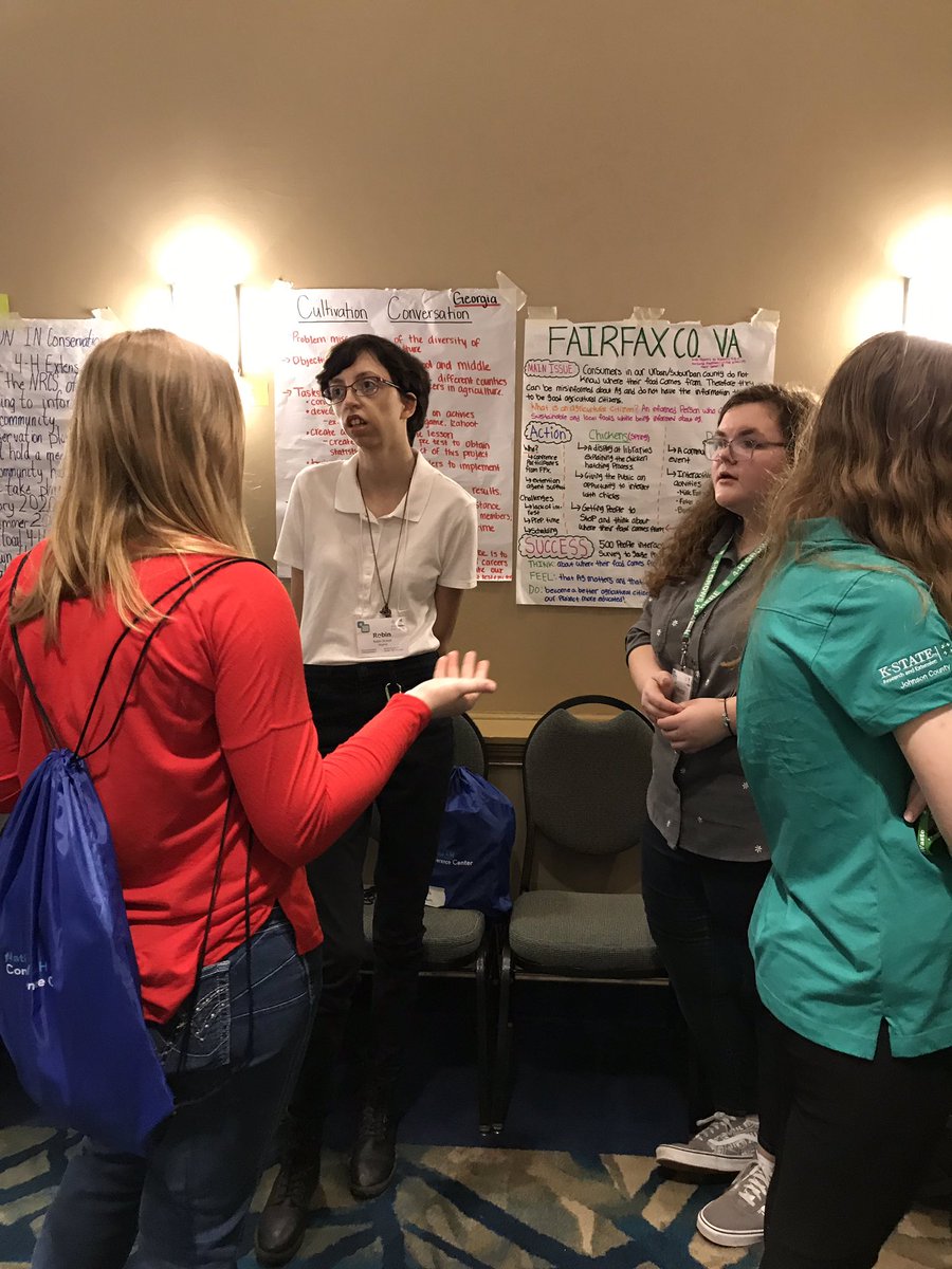 Bayer4CropsUS's tweet photo. You’re never too young to make a difference! 

After a weekend of brainstorming and workshops, the #4HAgriScience teams have established and presented strong action plans for their communities. https://t.co/WeTT4okZGE
