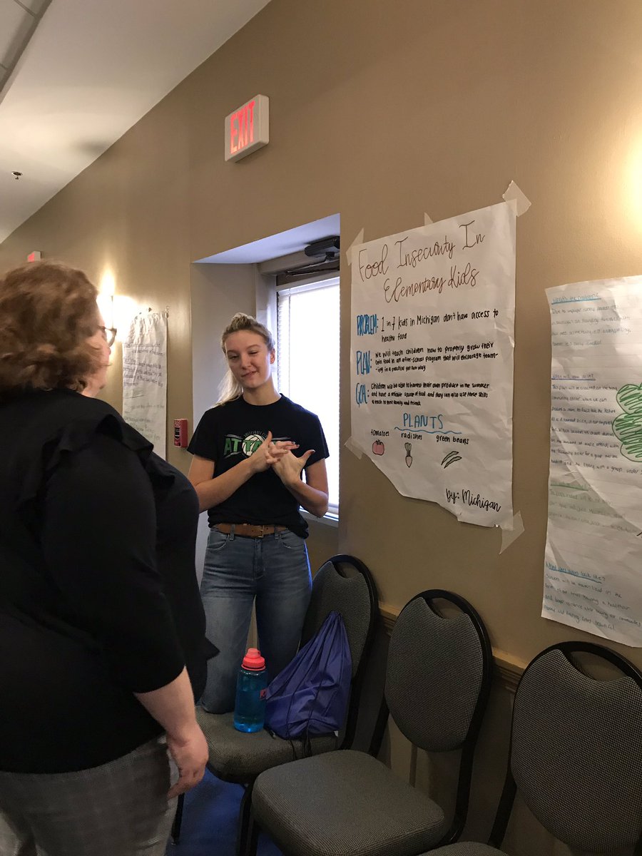 Bayer4CropsUS's tweet photo. You’re never too young to make a difference! 

After a weekend of brainstorming and workshops, the #4HAgriScience teams have established and presented strong action plans for their communities. https://t.co/WeTT4okZGE