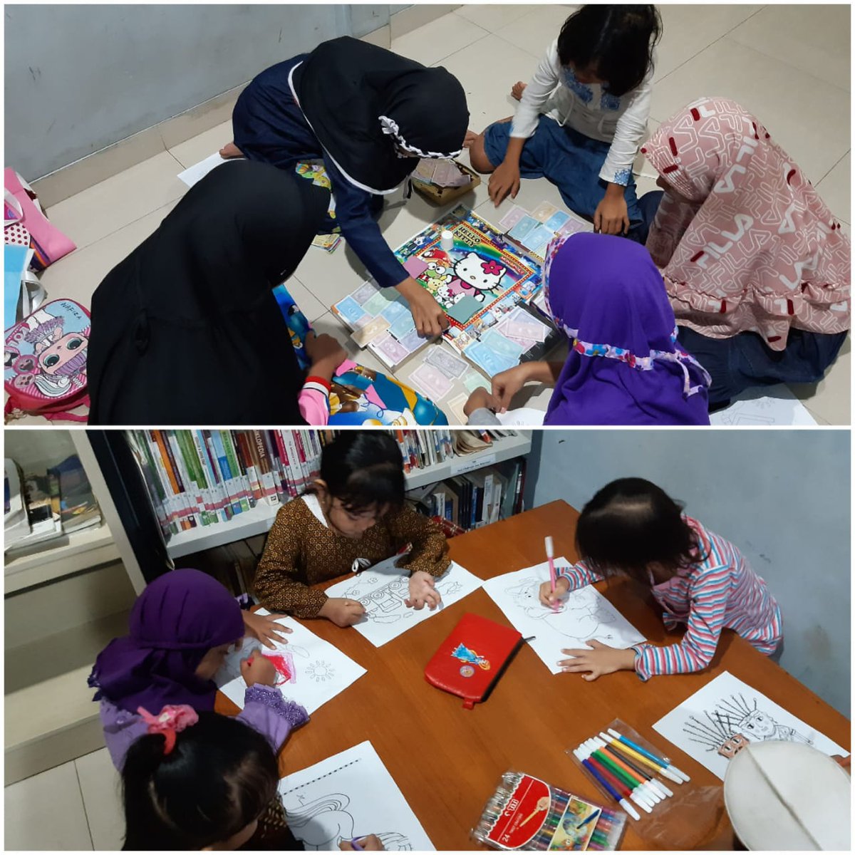 BeringinRptra's tweet photo. Sholat maghrib berjamaah, Mengaji dan Belajar malam di ruang perpustakaan Rptra Beringin yang di bimbing oleh pengelola rptra
@kusumawati_tuty 
@dppappdki 
@Ermasuryani63 
@tutykusumawati 
@aniesbaswedan 
#kelurahancempakaputihtimur 
@PpappPusat 
@BeringinRptra 
@PKKDKI https://t.co/nffECMWcxC