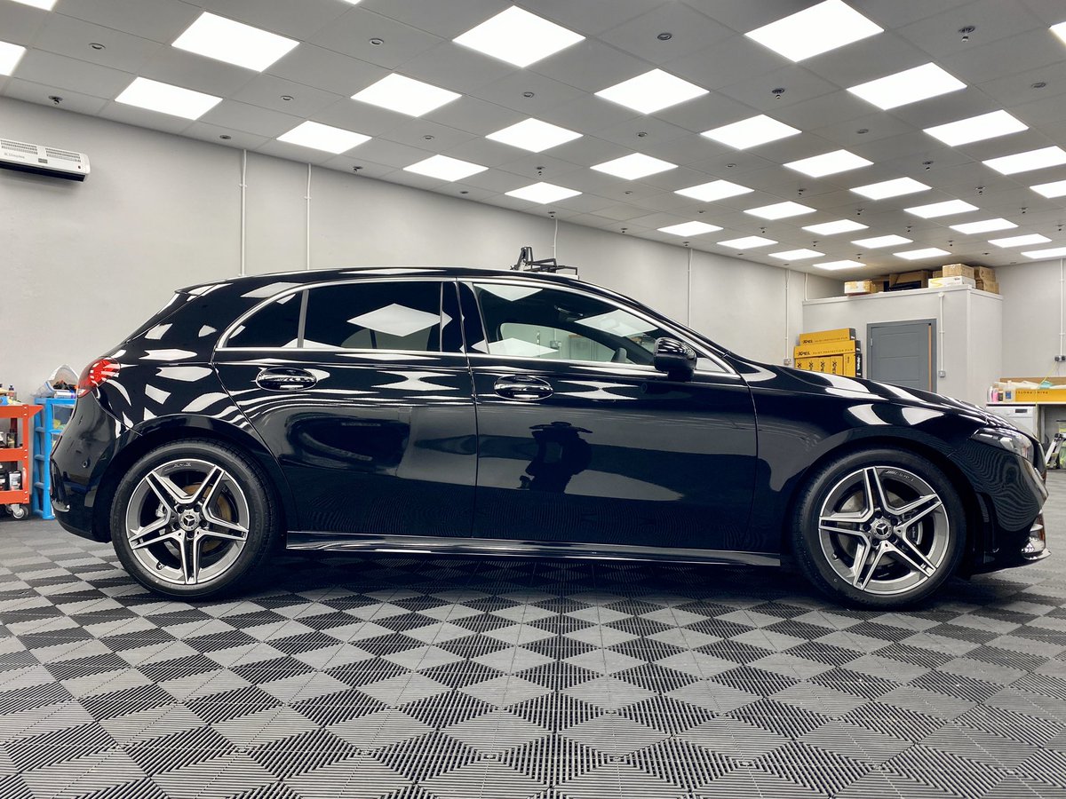 ARDetailing1's tweet photo. Merc a200 after new car detail and XPEL paint protection film installed to full front end and sideskirt skirts 

#detail #detailing #glasgow #ppf #paintprotection #xpel #coatings https://t.co/lpMUwhUl8a