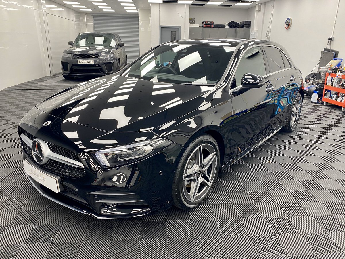 ARDetailing1's tweet photo. Merc a200 after new car detail and XPEL paint protection film installed to full front end and sideskirt skirts 

#detail #detailing #glasgow #ppf #paintprotection #xpel #coatings https://t.co/lpMUwhUl8a