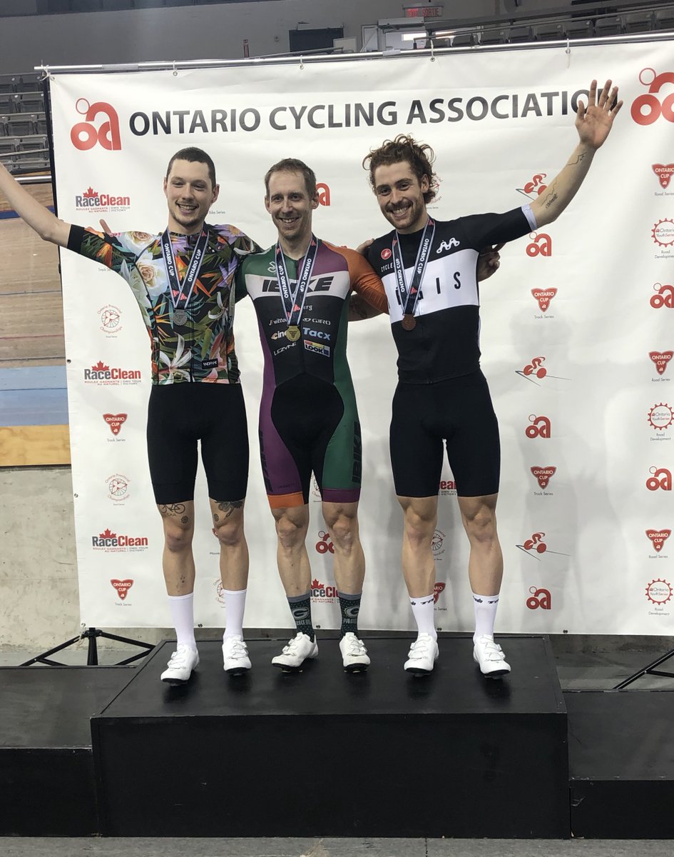 ontariocycling's tweet photo. Your Keirin podiums! #OCUP2 https://t.co/9eeCQLXrmM