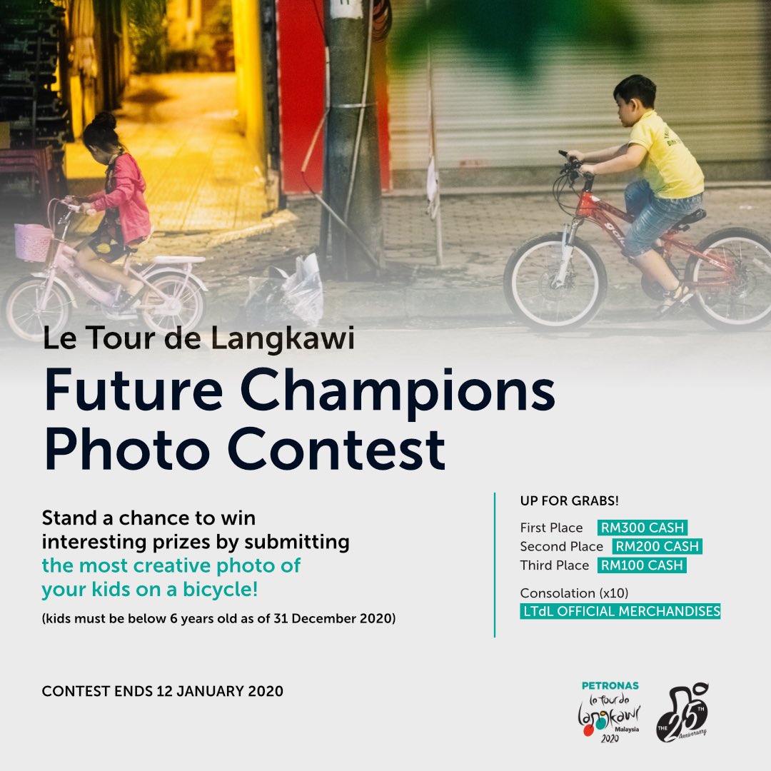 ltdlangkawi's tweet photo. Peraduan Gambar #LTdLFutureChampions TELAH DITUTUP. Terima kasih kepada semua yang mengambil bahagian! Pemenang akan diumumkan pada 19 Januari 2020. #PETRONASLTdL2020 https://t.co/AZOLtsbaBs