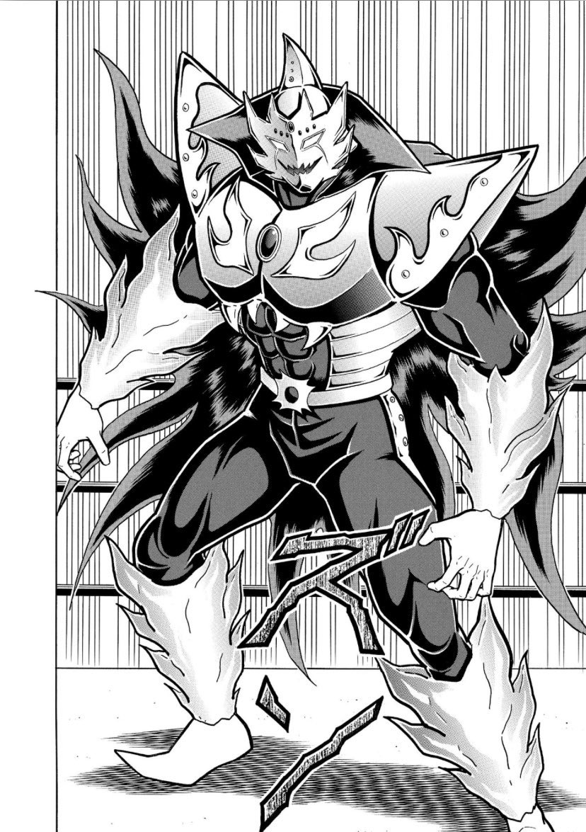 茶助 新年1発目の キン肉マン 30余年の時を経てついにサタン様顕現 実体化できたんか キン肉マンワールドの黒幕 ついに出てきた どうみてもマッドネスマスクのスカーフェイスですが 顔は明らかに素顔隠したオーバーボディ 肉オタにはわかるぞ 仮面割れ