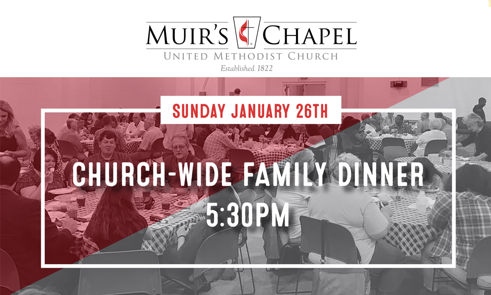 Church-Wide Family Dinner: bit.ly/36M8ke5