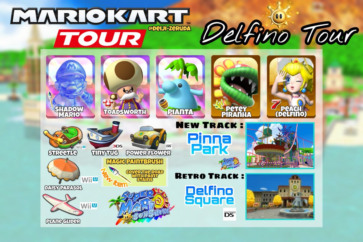 Deiji Zeruda Some Tour Udeas For Mariokarttour Hotel Tour Delfino Tour Would You Like Them In The Game Do Not Hesitate To Give Suggestions