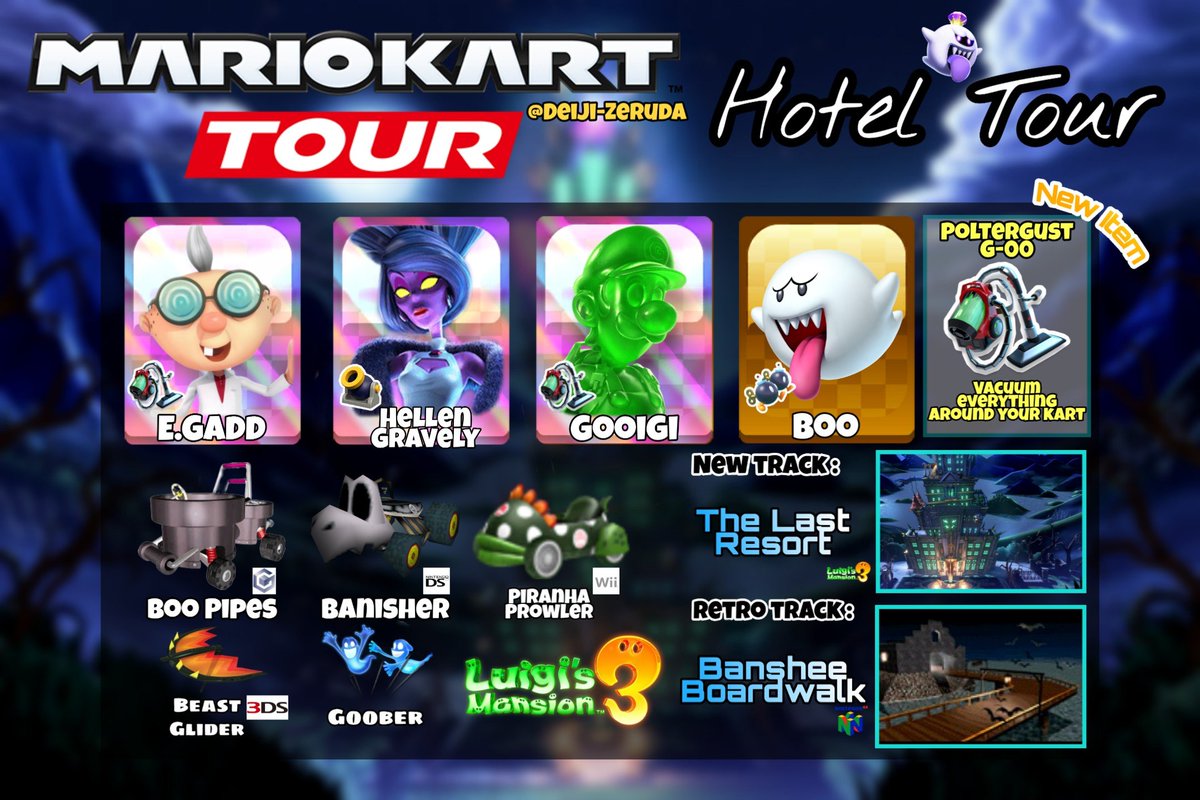 تويتر Deiji Zeruda على تويتر Gola Stanley I Totally Agree The New Characters Deserve To Be On The Next Mario Kart Because The Mobile Game Is Not The Best With All The